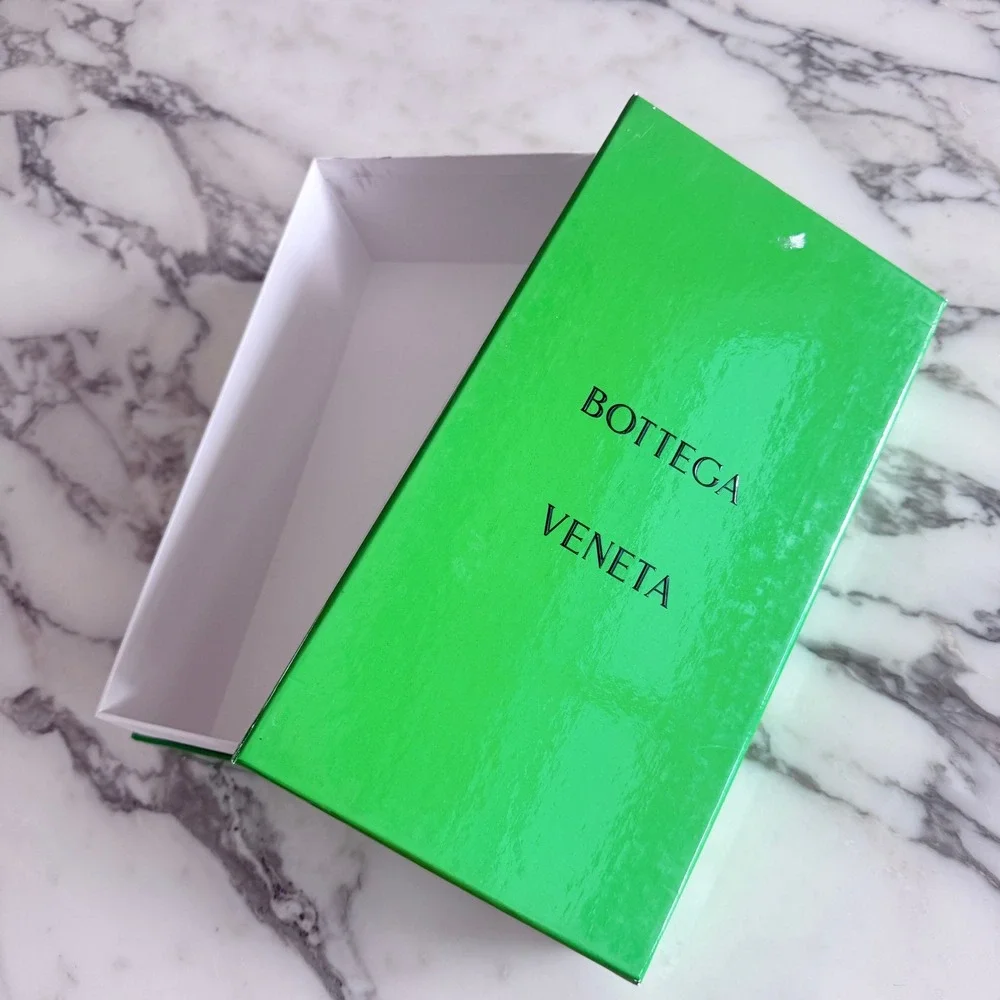 Bottega Veneta Green Glossy Shoe Box Replacement Empty Storage Box